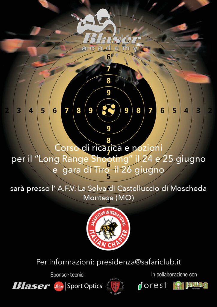 Locandina Blaser Academy SCI giu 2016