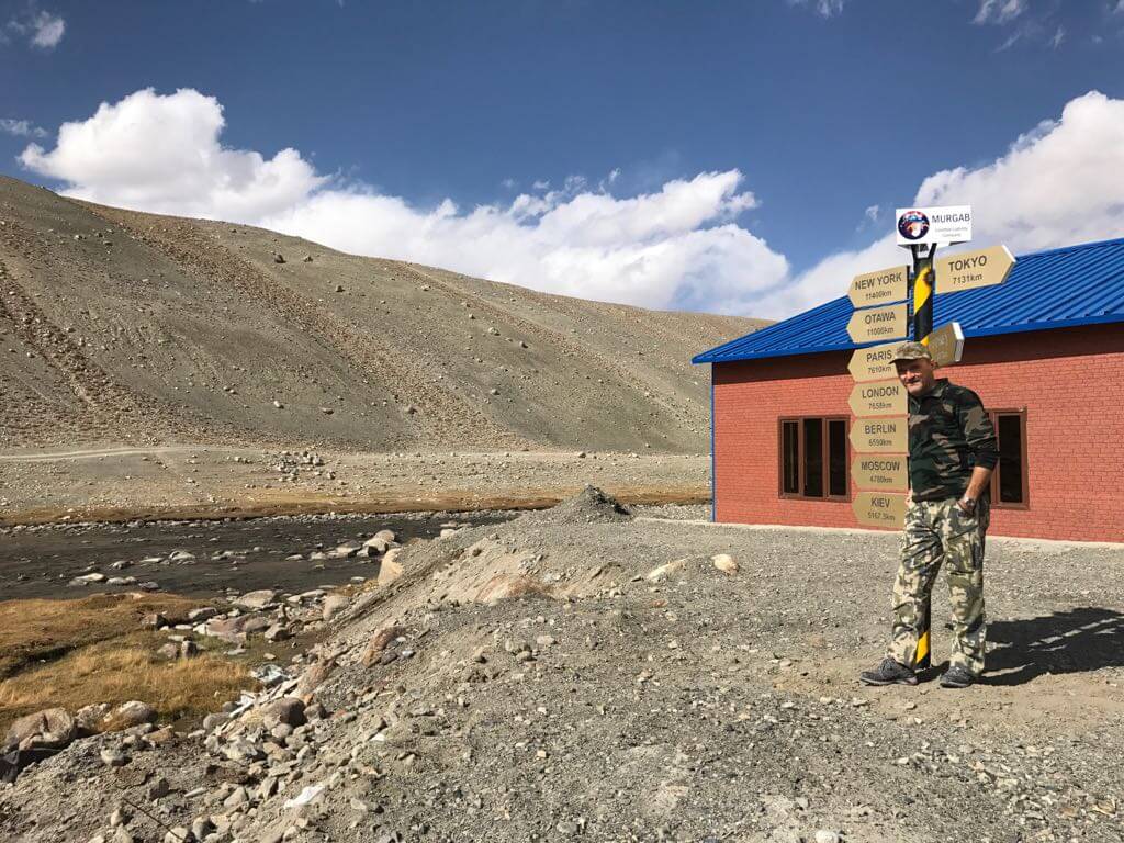 il paesaggio intorno al campo base