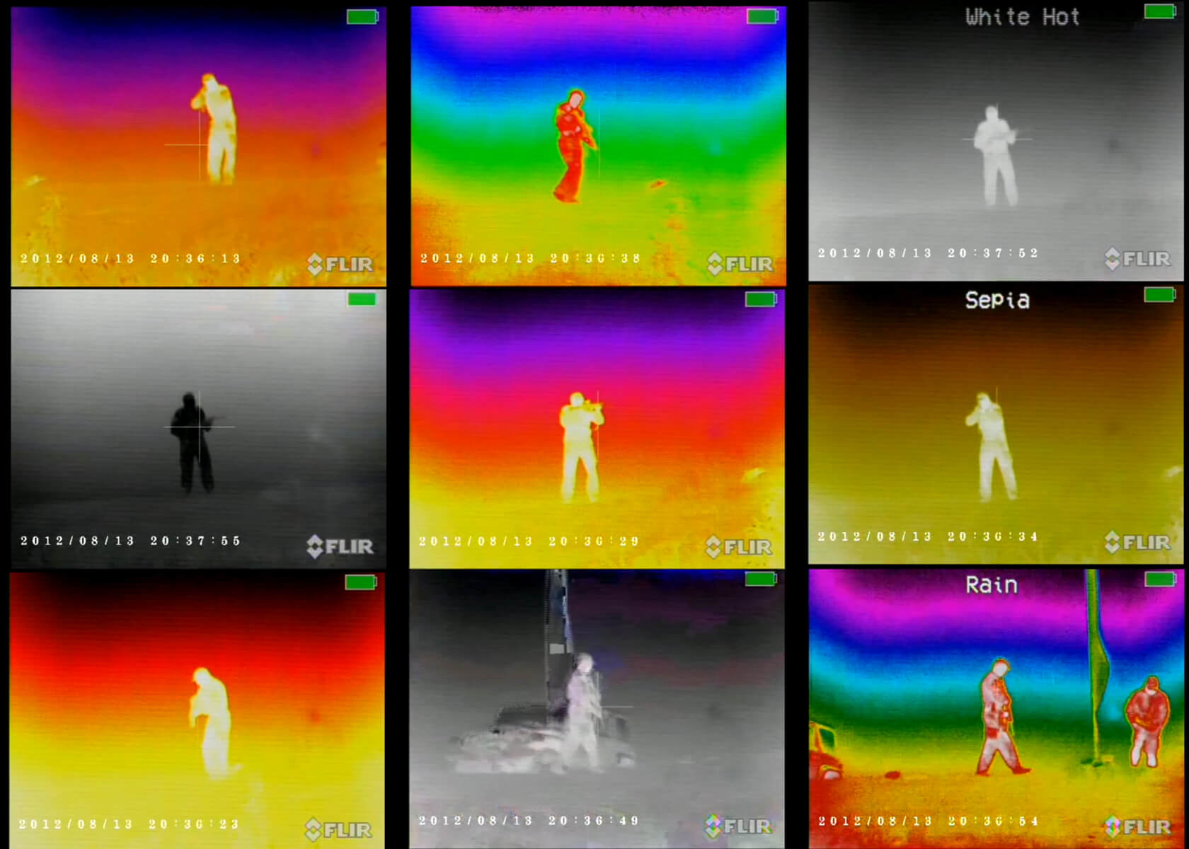 Le differenti modalità di visualizzazione dell'immagine con il Prometheus