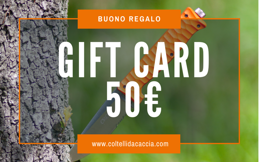 REGALA UN BUONO PER L'ACQUISTO DI UN COLTELLO
