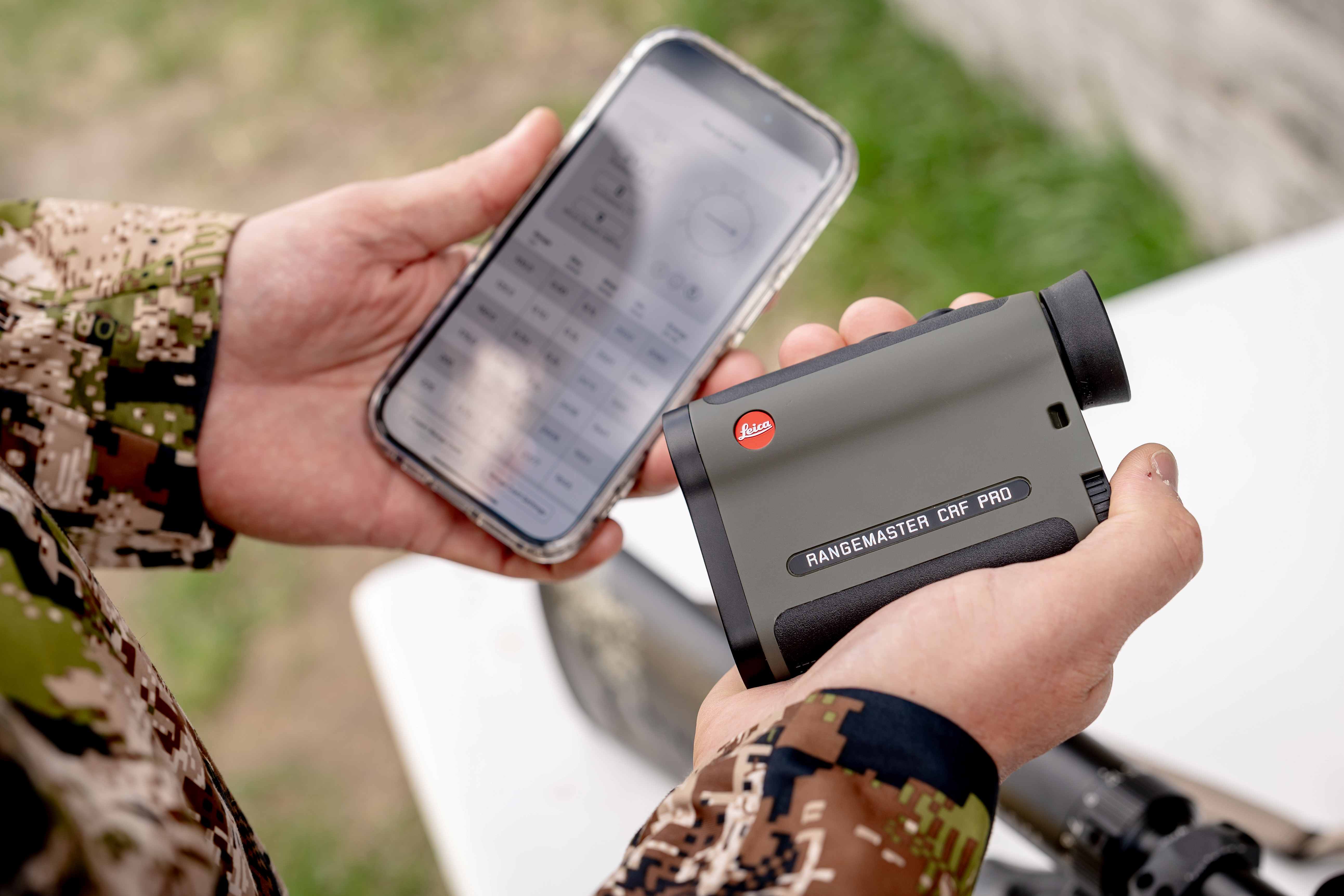 La APP Leica Ballistics, disponibile anche in Italiano.