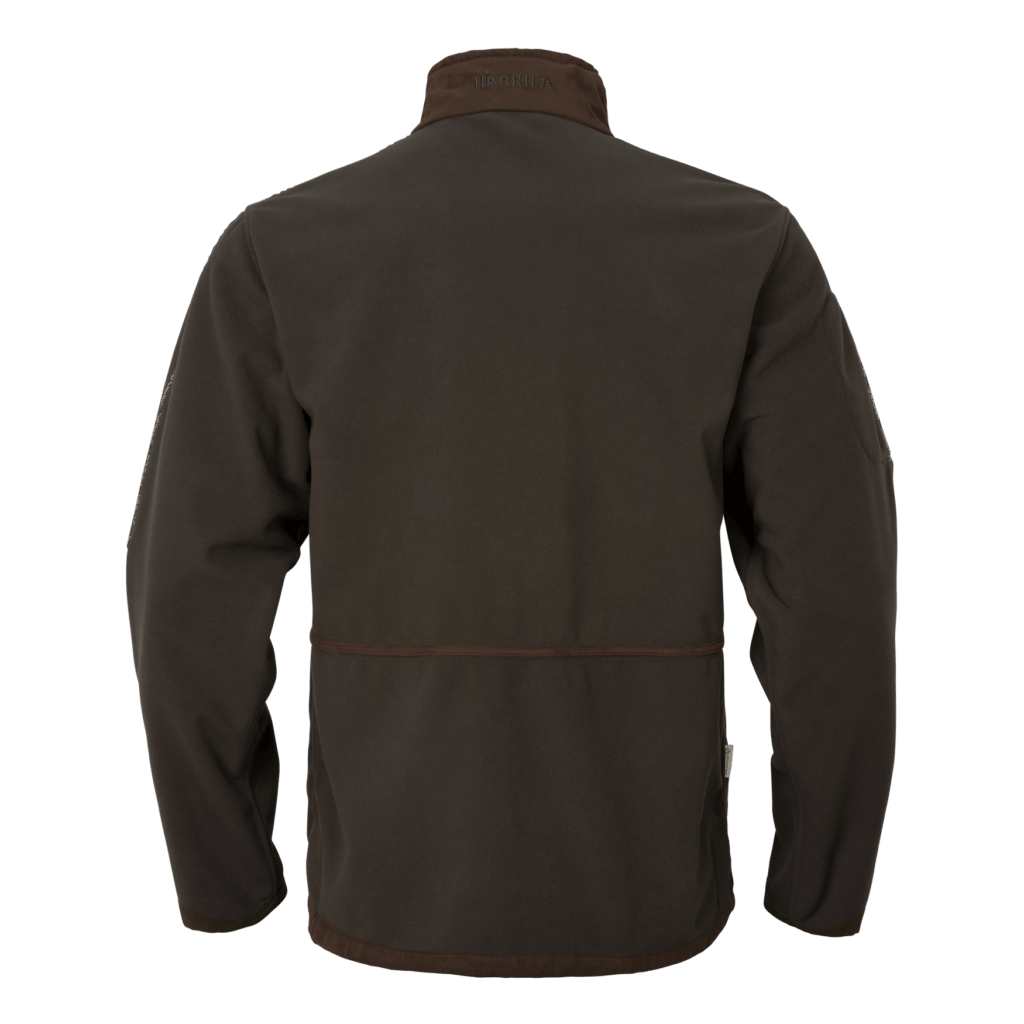 NEW 2026! Giacca in pile Kamko Regal a maniche lunghe da uomo - reversibile. Marrone/Rosso ad alta visibilità